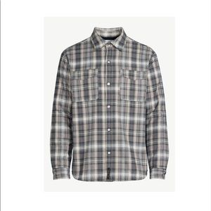 Men’s Plaid Shirt Jacket